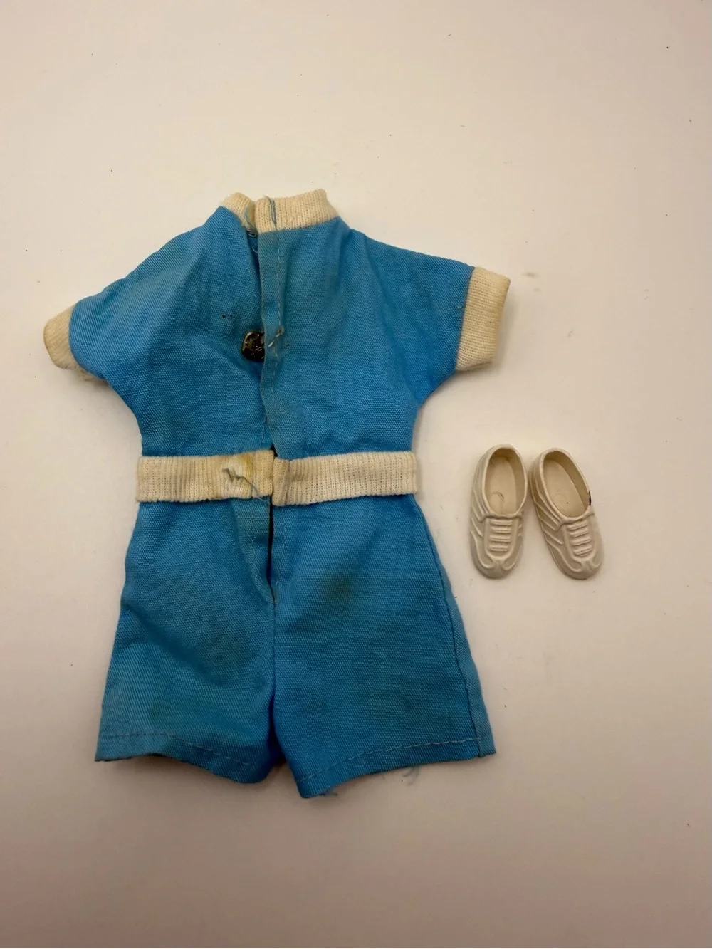 Ideal Tammy 1964 Original Outfit Blue Romper White Shoes